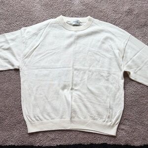 Sunday Best Cream Crewneck Sweater
